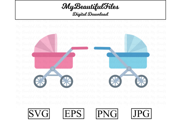 Download Stroller Baby Illustration - Baby illustration Collection